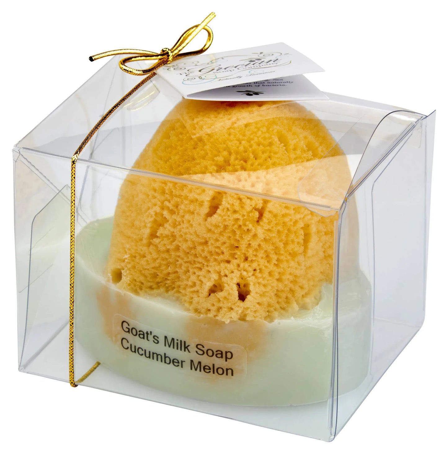 Goat Milk Soap with a Natural Sea Sponge