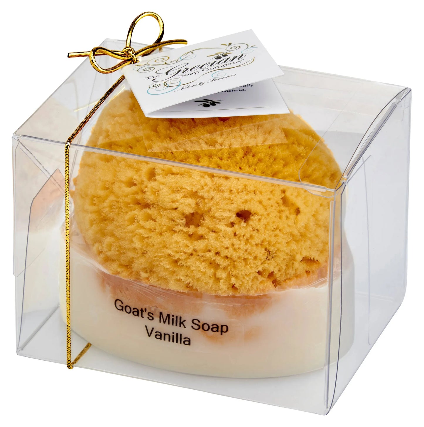 Goat Milk Soap with a Natural Sea Sponge