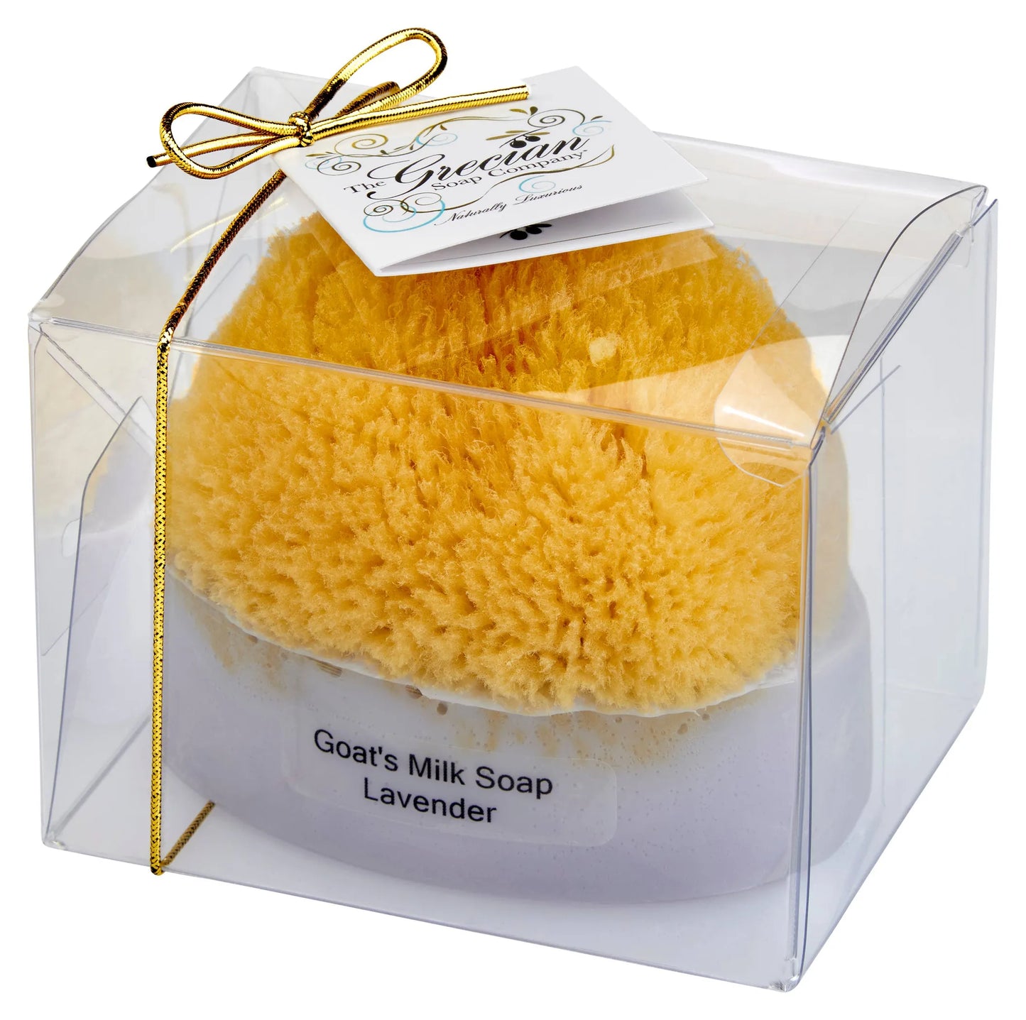 Goat Milk Soap with a Natural Sea Sponge