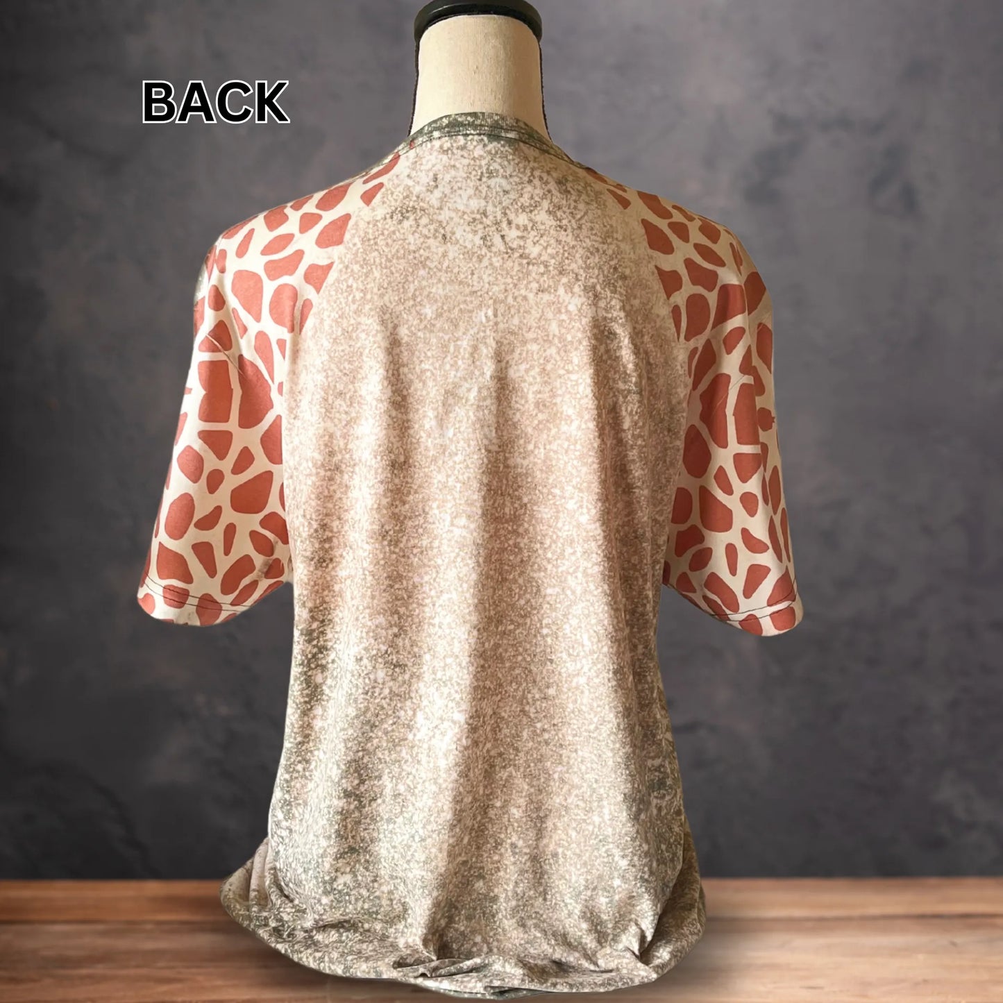 FARM FRESH | Animal Print Sleeves T-Shirt