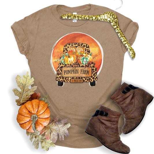 Pumpkin Farm Truck Tee