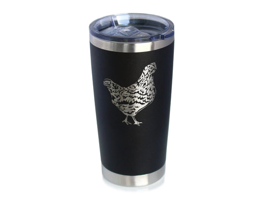 Hen Insulated Travel Tumbler - Chicken Gifts and Decor