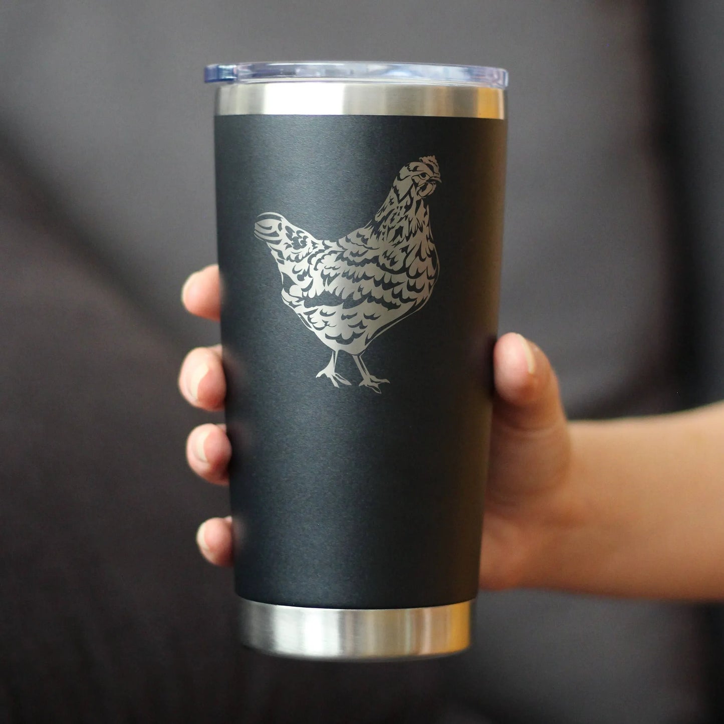 Hen Insulated Travel Tumbler - Chicken Gifts and Decor