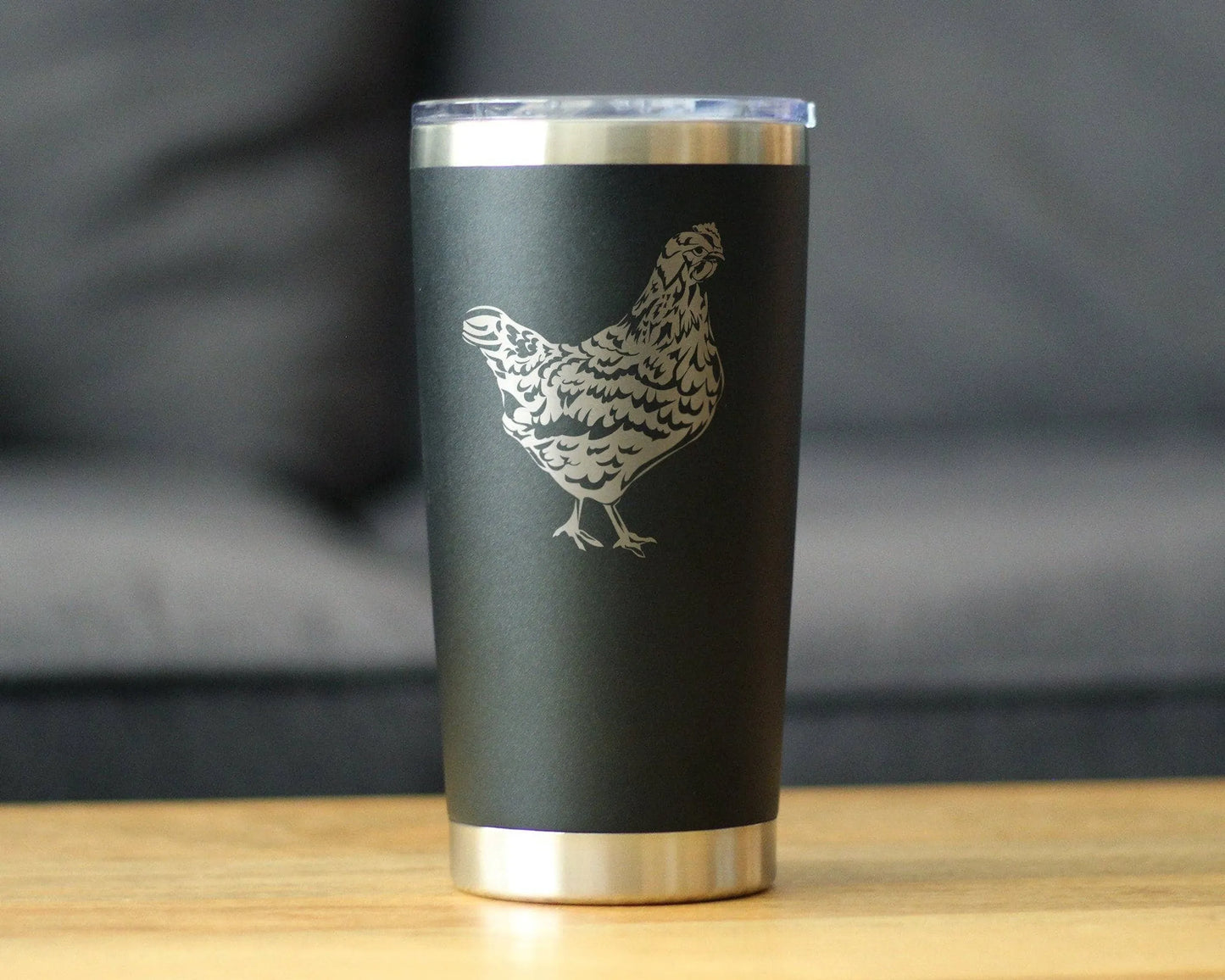 Hen Insulated Travel Tumbler - Chicken Gifts and Decor